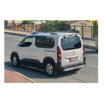 Set bare portbagaj longitudinale aluminiu auto compatibile Peugeot Rifter scurt 2019->