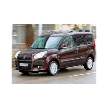 Set bare portbagaj longitudinale aluminiu auto compatibile Fiat Doblo III lung 2023->