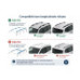 Bare portbagaj transversale auto aluminiu compatibile Jeep Renegade (Bu) SUV 2015-> 96-96 cm