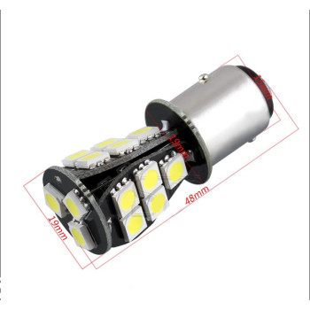 Bec BAY15D 18 LED LUX SMD 5730 doua faze CANBUS 24V.