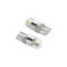 Set 2 becuri LED T10 2 SMD 3030 Canbus Alb 24V