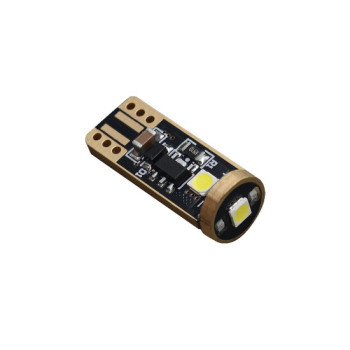Set becuri T10 3SMD 3030 12V Canbus Premium 400lm lumina alba
