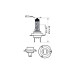 Set 2 becuri H7 Philips White Vision 12v 55W