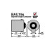 Bec o faza T.V. 12V 21W BAU15S Portocaliu ART- Pret pe set 10 bucati