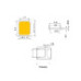 Set 50 bucati LED SMD 2835 lumina Rosie