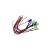 Set 10 Becuri Led T5 cu fir ,12V diverse culori Set 10 Becuri Led T5 cu fir ,12V diverse culori