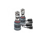 Bec LED auto 9006 3800lm 6000K alb rece Canbus set 2 bucati Bec LED auto 9006 3800lm 6000K alb rece Canbus set 2 bucati