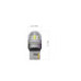 Bec o faza T20 7440 W21W 15SMD 2835 12V CANBUS nonpolar 320 lumen Lumina galbena