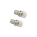 Set 2 becuri auto LED o faza BA15S P21W 16SMD 2835 CANBUS 12-24V 620lm lumina alba