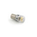 Set 2 becuri auto LED o faza BA15S P21W 16SMD 2835 CANBUS 12-24V 620lm lumina alba