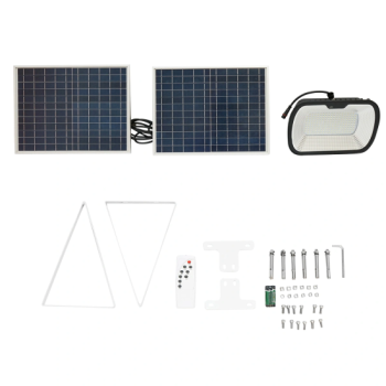 Lampa LED 126x0.5W cu panou solar 25W si baterie 7V/10Ah BK69236 Lampa LED 126x0.5W cu panou solar 25W si baterie 7V/10Ah BK69236