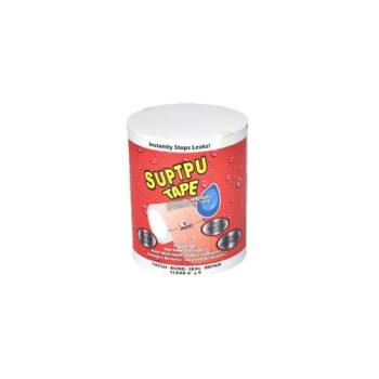 Banda rezistenta la apa Super Adeziva Flex Tape culoare transparent 10cmx1,5m Banda rezistenta la apa Super Adeziva Flex Tape culoare transparent 10cmx1,5m