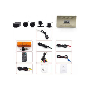 Kit sistem camere DVR 360, 3D cu 4 camere wide, vedere nocturn?, 1080P, f?r? unghi mort