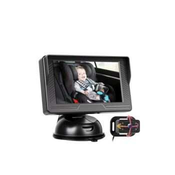 Kit camera auto pentru bebelusi cu monitor 4.3 inch cu fir pentru vizualizare in timp real