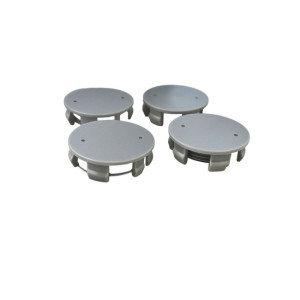 Set capace centrale jante auto 60 mm argintii
