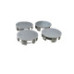 Set capace centrale jante auto 60 mm argintii Set capace centrale jante auto 60 mm argintii