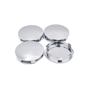 Set capace centrale jante auto 60 mm crom
