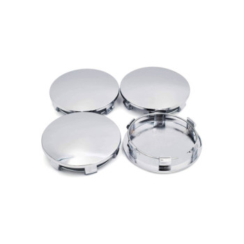 Set capace centrale jante auto 60 mm crom
