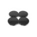 Set capace centrale jante auto 56 mm negre inaltime clipsuri 8 mm