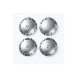 Set capace centrale jante auto 77 mm crom