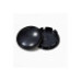 Set capace centrale jante auto 77 mm negre