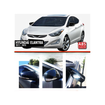 Capace oglinda tip Batman auto compatibile Hyundai Elantra 2011-2015 cu semnalizare in oglinda