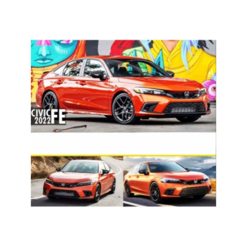 Capace oglinda tip Batman auto compatibile Honda Civic FE 2022->
