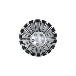 Set capace roti Negru / Argintiu 15