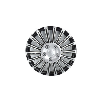 Set capace roti Negru / Argintiu 15