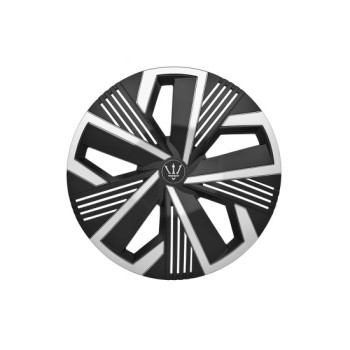 Set 4 capace roti Evo culoare negru argintiu 16 inch