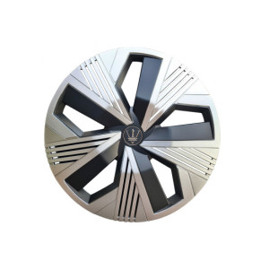 Set 4 capace roti Evo culoare argintiu negru 16 inch
