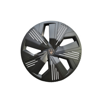 Set 4 capace roti Evo culoare negru mat 15 inch