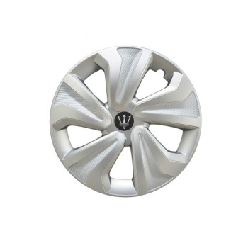 Set 4 capace roti Evo culoare argintiu 14 inch