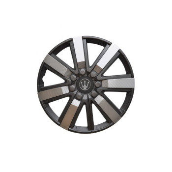 Set 4 capace roti Evo culoare negru gri antracit 15 inch