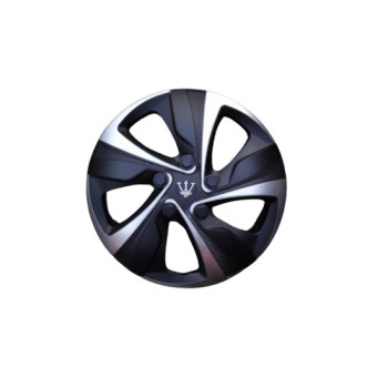Set 4 capace roti Evo culoare negru argintiu 15 inch Set 4 capace roti Evo culoare negru argintiu 15 inch