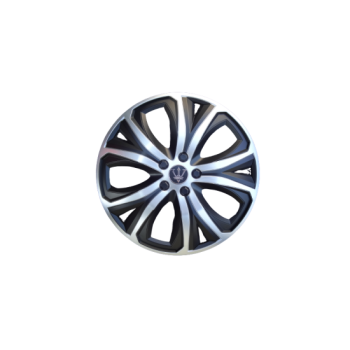 Set 4 capace roti model EVO negru+argintiu 15