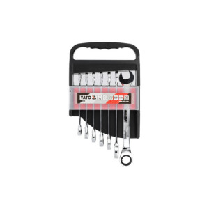 Set chei combinate cu clichet auto 10-19mm Yato