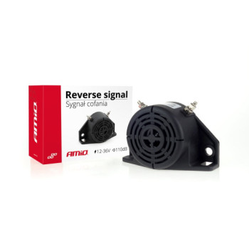 Avertizor sonor mers inapoi 12-36v, 110 db Amio