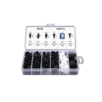 Set clipsuri auto universale 100 bucati Set clipsuri auto universale 100 bucati