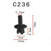 Clips plastic model C236 compatibil Mercedes