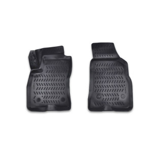 Covoare cauciuc tavita compatibile Fiat Doblo II pentru fata 2010-2021