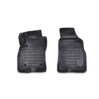 Covoare cauciuc tavita compatibile Fiat Doblo II pentru fata 2010-2021 Covoare cauciuc tavita compatibile Fiat Doblo II pentru fata 2010-2021