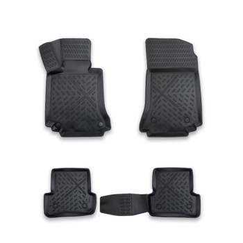 Covoare cauciuc tavita compatibile Mercedes Clasa C W204 2007-2014