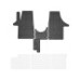 Covoare interior cauciuc El Toro compatibile Volkswagen T5 2003-2015 Covoare interior cauciuc El Toro compatibile Volkswagen T5 2003-2015