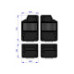 Covorase auto universale cauciuc tip tavita grupa B interior fata spate decupabile set 4 piese Covorase auto universale cauciuc tip tavita grupa B interior fata spate decupabile set 4 piese