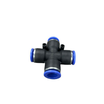 Racord tip Cruce plastic 8mm