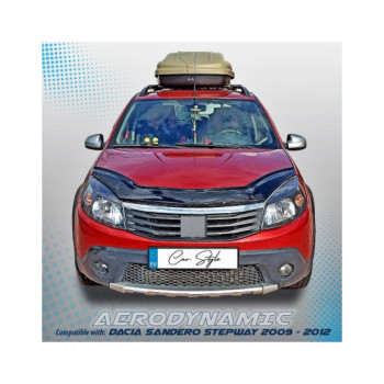 Deflector capota auto compatibil Dacia Sandero / Sandero Stepway 2009-2012 Deflector capota auto compatibil Dacia Sandero / Sandero Stepway 2009-2012