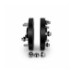Distantier janta auto 20 mm 4x108 centrare 63.3 prindere dubla cu 4 prezoane incluse negru