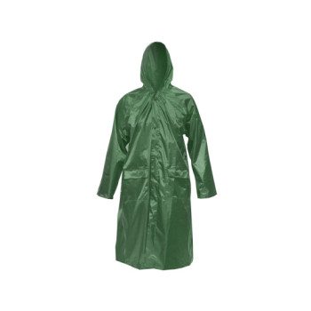 Pelerina cu gluga impermeabila cu fermoar din poliester cu membrana PVC ( XL ) Pelerina cu gluga impermeabila cu fermoar din poliester cu membrana PVC ( XL )