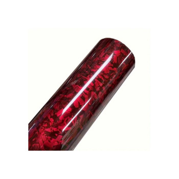 Rola folie auto autocolant Pet Premium carbon forjat rosu 1.52m x 18m cu tehnologie eliminare bule Rola folie auto autocolant Pet Premium carbon forjat rosu 1.52m x 18m cu tehnologie eliminare bule